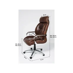 KARE Design Fauteuil De Bureau Cigar Lounge ^ Chaise De Bureau