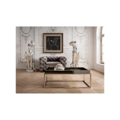 KARE Design Fauteuil Desire Velours Gris ^ Fauteuil