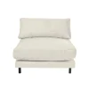 KARE Design Fauteuil Discovery Velours Crème ^ Fauteuil