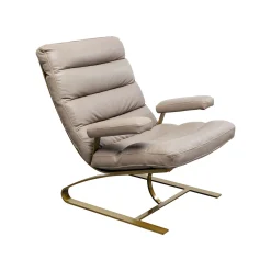 KARE Design Fauteuil Et Repose-pieds Novel ^ Fauteuil
