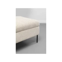 KARE Design Fauteuil Et Repose-pieds Quinn Beige ^ Fauteuil