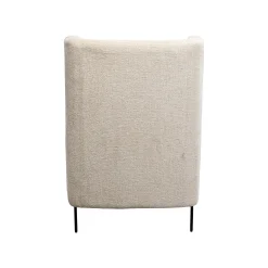 KARE Design Fauteuil Et Repose-pieds Quinn Beige ^ Fauteuil