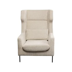 KARE Design Fauteuil Et Repose-pieds Quinn Beige ^ Fauteuil