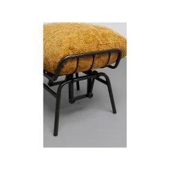 KARE Design Fauteuil Et Repose-pieds Vienna Swing Jaune ^ Fauteuil