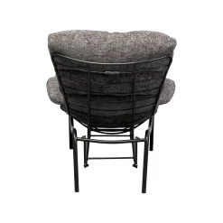 KARE Design Fauteuil Et Repose-pieds Vienna Swing Gris ^ Fauteuil