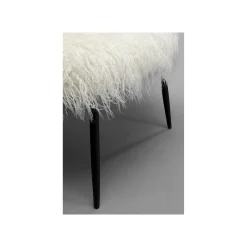 KARE Design Fauteuil Hairy Blanc ^ Fauteuil