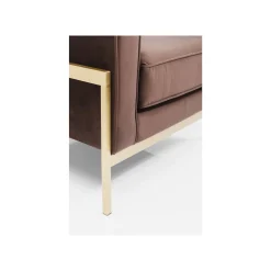 KARE Design Fauteuil Loft Marron Velours ^ Fauteuil