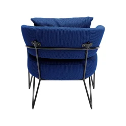 KARE Design Fauteuil Peppo Bleu ^ Fauteuil