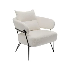KARE Design Fauteuil Peppo Crème ^ Fauteuil