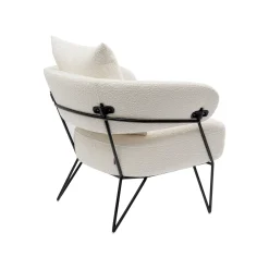 KARE Design Fauteuil Peppo Crème ^ Fauteuil