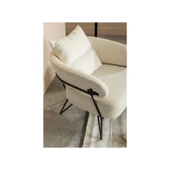 KARE Design Fauteuil Peppo Crème ^ Fauteuil