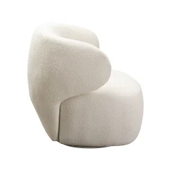 KARE Design Fauteuil Pivotant Elite Crème ^ Fauteuil