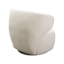 KARE Design Fauteuil Pivotant Elite Crème ^ Fauteuil