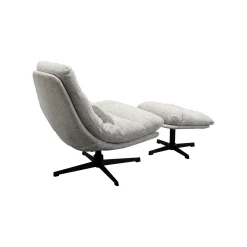 KARE Design Fauteuil Pivotant Et Repose-pieds Columbia ^ Fauteuil