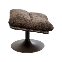 KARE Design Fauteuil Pivotant Et Repose-pieds Montreal Marron ^ Fauteuil