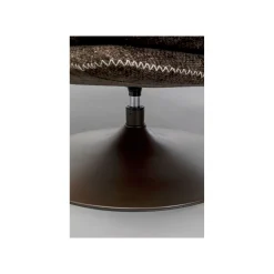 KARE Design Fauteuil Pivotant Et Repose-pieds Montreal Marron ^ Fauteuil