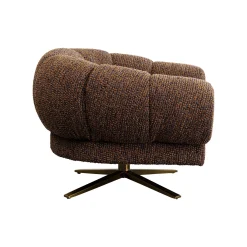 KARE Design Fauteuil Pivotant Janno Marron ^ Fauteuil