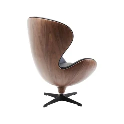 KARE Design Fauteuil Pivotant Lounge Noyer ^ Fauteuil|Chaise De Bureau