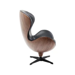 KARE Design Fauteuil Pivotant Lounge Noyer ^ Fauteuil|Chaise De Bureau