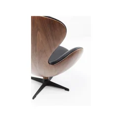KARE Design Fauteuil Pivotant Lounge Noyer ^ Fauteuil|Chaise De Bureau