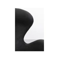 KARE Design Fauteuil Pivotant Lounge Noir Et Gris Rivets ^ Fauteuil