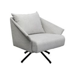 KARE Design Fauteuil Pivotant Milo Velours Beige ^ Fauteuil