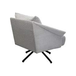 KARE Design Fauteuil Pivotant Milo Velours Beige ^ Fauteuil