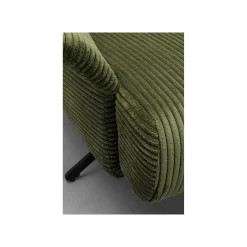 KARE Design Fauteuil Pivotant Milo Velours Vert ^ Fauteuil
