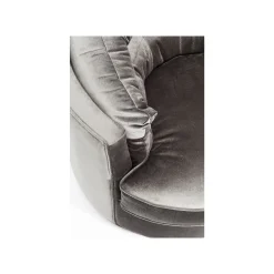 KARE Design Fauteuil Pivotant Music Hall Velours Gris ^ Fauteuil