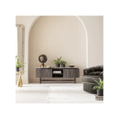 KARE Design Fauteuil Pivotant Music Hall Velours Gris ^ Fauteuil