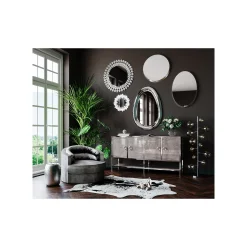KARE Design Fauteuil Pivotant Music Hall Velours Gris ^ Fauteuil
