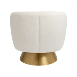 KARE Design Fauteuil Pivotant Orion Crème ^ Fauteuil