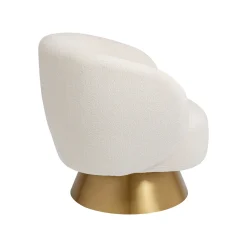 KARE Design Fauteuil Pivotant Orion Crème ^ Fauteuil