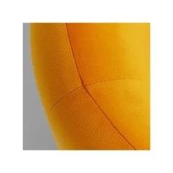 KARE Design Fauteuil Pivotant Orion Velours Jaune ^ Fauteuil