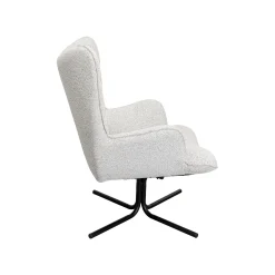 KARE Design Fauteuil Pivotant Oscar Gris ^ Fauteuil
