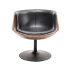 KARE Design Fauteuil Pivotant Soft Noyer ^ Fauteuil|Chaise De Bureau