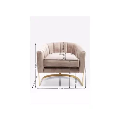 KARE Design Fauteuil Pure Elegance Beige ^ Fauteuil