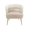 KARE Design Fauteuil Sandwich Velours Crème ^ Fauteuil