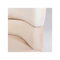 KARE Design Fauteuil Sandwich Velours Crème ^ Fauteuil