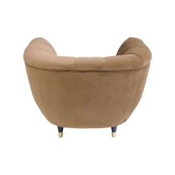KARE Design Fauteuil Spectra Velours Marron ^ Fauteuil