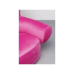 KARE Design Fauteuil Sweep Velours Rose ^ Fauteuil