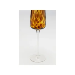 KARE Design Flûtes à Champagne Caramel Set De 4 ^ Vaisselle