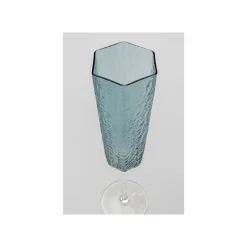 KARE Design Flûtes à Champagne Cascata Bleues Set De 6 ^ Vaisselle