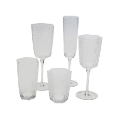 KARE Design Flûtes à Champagne Cascata Set De 6 ^ Vaisselle