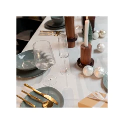 KARE Design Flûtes à Champagne Riffle Set De 6 ^ Vaisselle