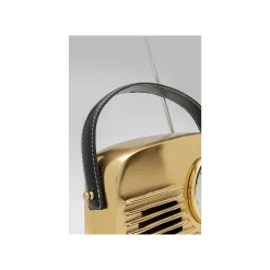 KARE Design Horloge De Table Radio Dorée ^ Horloge