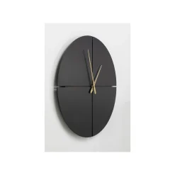 KARE Design Horloge Murale Andrea 60cm Noire ^ Horloge