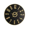 KARE Design Horloge Murale Casino 76cm Noire Et Dorée ^ Horloge