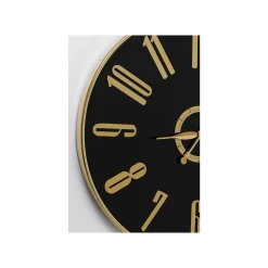 KARE Design Horloge Murale Casino 76cm Noire Et Dorée ^ Horloge