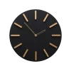 KARE Design Horloge Murale Central Park 30cm Noire ^ Horloge